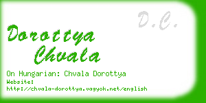 dorottya chvala business card